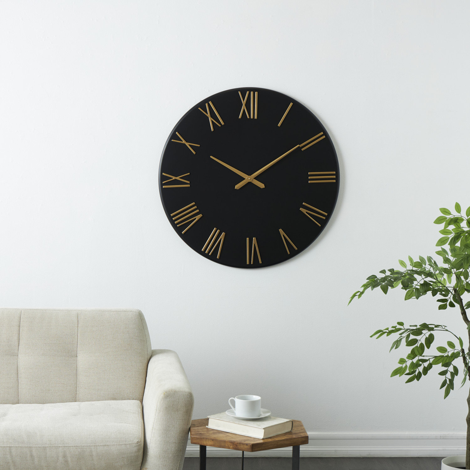 Willa Arlo™ Interiors Oversized Hiawassee 31" Wall Clock & Reviews